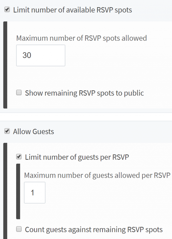 Configuring Your Event RSVP Settings Center For Student Engagement   Available RSVP 